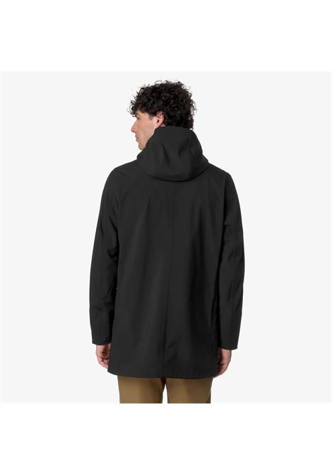 K-Way Marlyn Bonded Long Mens Jacket K7126UW B3A  Black, Blue and Olive with Insulating Layers K-WAY |  | K7126UWB3A