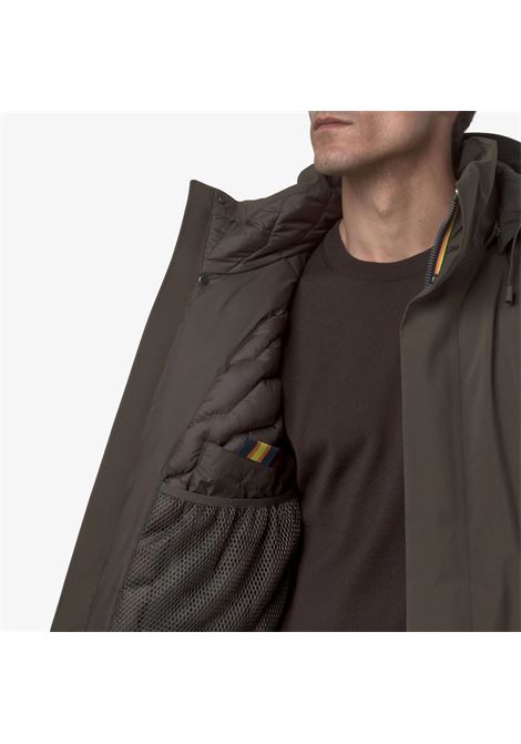 K-Way Thomal Bonded Padded  Giacca Invernale Imbottita da Uomo 3/4 K-WAY | Giubbotti | K7136IWB38