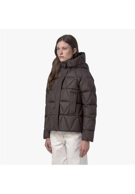 K-Way Lethille Thermo Microfiber  Womens Short Down Jacket K-WAY |  | K7136WKB38