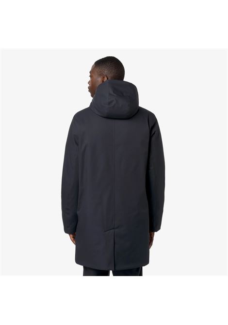K-Way Jarno Twill Marmotta Mens Jacket  Blue Waterproof with PrimaLoft Insulation K-WAY |  | K8133FWAL9