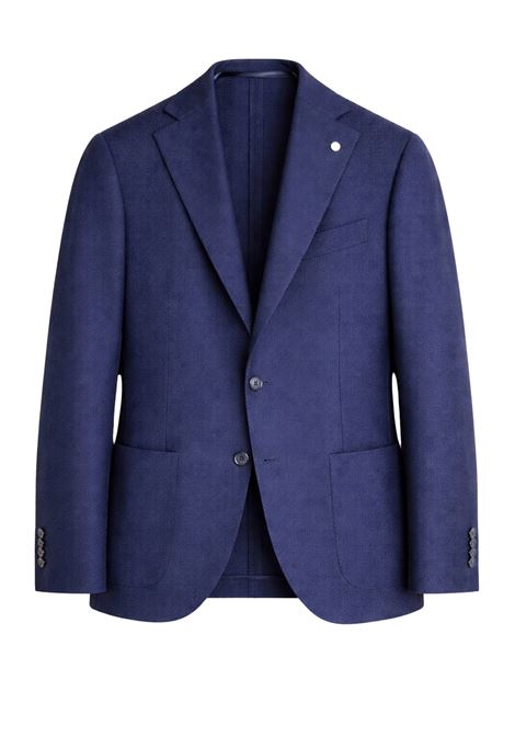 LBM Blue Jacket in Virgin Wool and Cashmere  Italian Tailored Elegance L.B.M. |  | 52717/22683