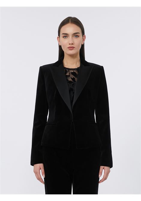 Max Mara Velvet Smoking Jacket  Tailored Elegance and Feminine Style MaxMara |  | 2526046014600007