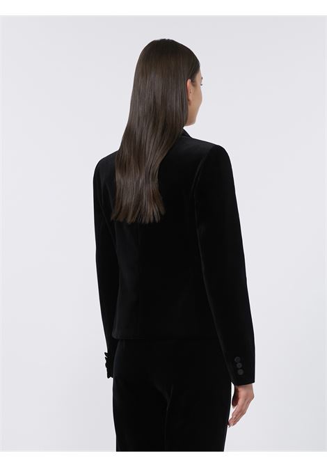 Max Mara Velvet Smoking Jacket  Tailored Elegance and Feminine Style MaxMara |  | 2526046014600007