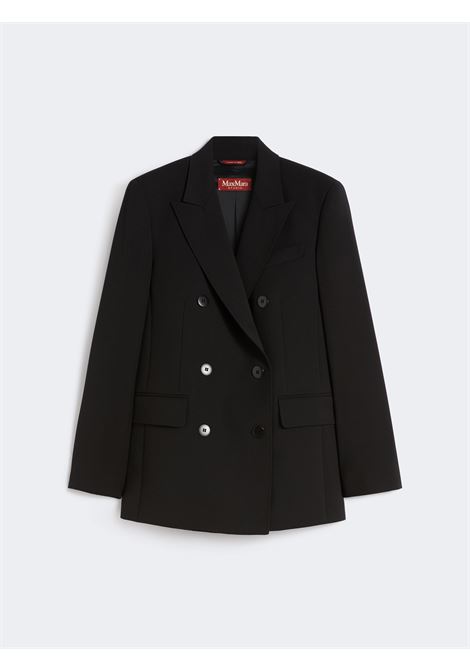 Max Mara Double-Breasted Blazer  Tailored Elegance in Wool Crêpe Satin MaxMara |  | 2526046052600005