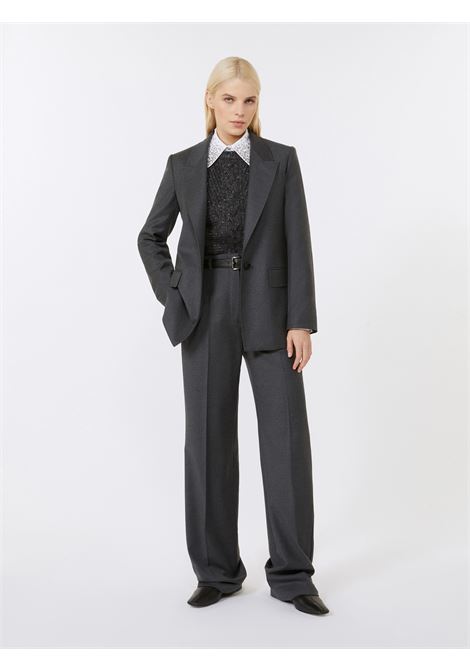 Camicia in Popeline con Cristalli Max Mara  Eleganza Preziosa in Bianco Ottico MaxMara | CAMICIE | 2526116042600115