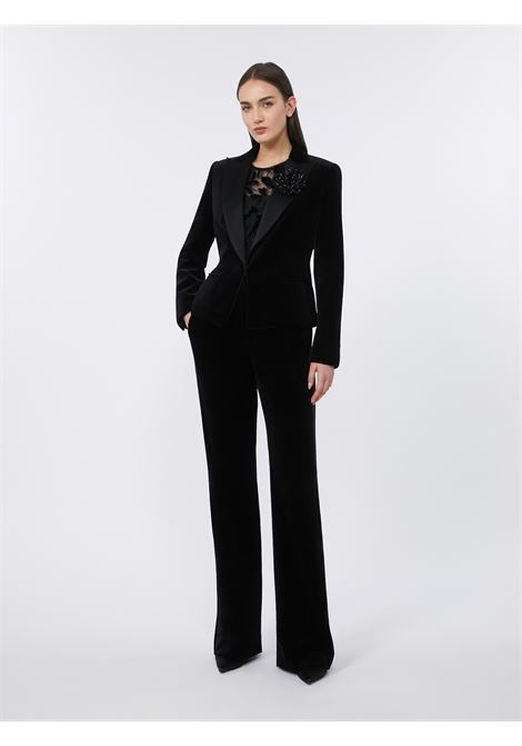 MaxMara - Pantalone smoking in velluto MaxMara |  | 2526136014600007