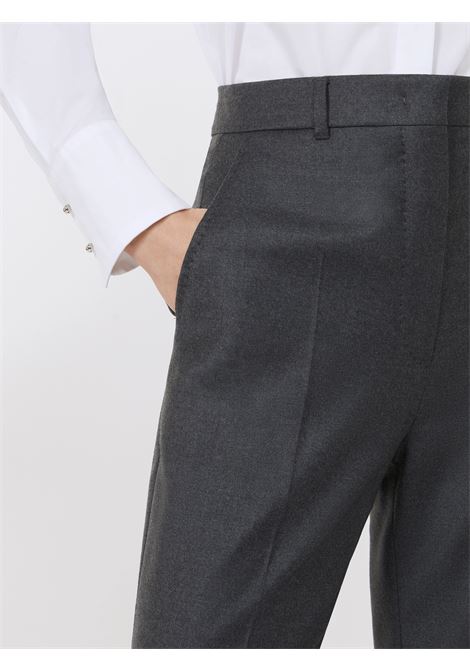 Max Mara Stretch Flannel Trousers  Tailored Dark Grey Elegance MaxMara |  | 2526136022600003