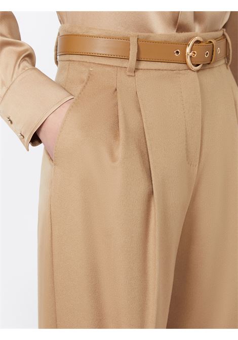 Max Mara Pure Wool Drap Wide-Leg Trousers  Camel MaxMara |  | 2526136042600001