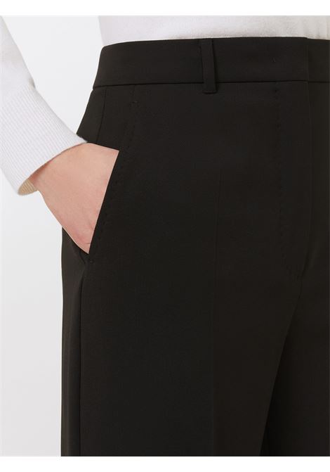Max Mara Stretch Flannel Trousers  Tailored Dark Grey Elegance MaxMara |  | 2526136062600005