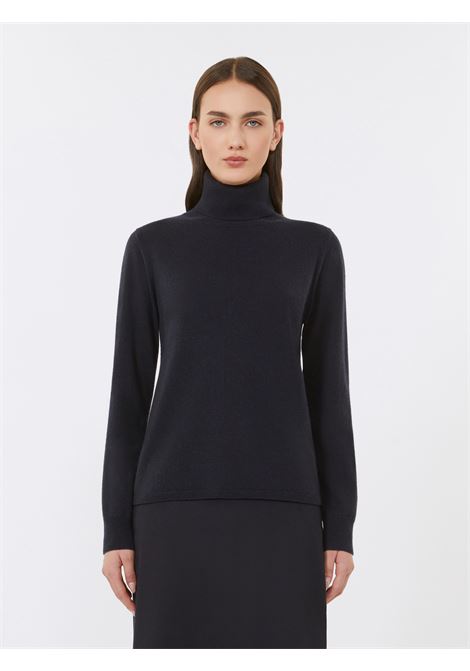 Max Mara Wool and Cashmere Turtleneck Sweater  Blue MaxMara |  | 2526366032600008