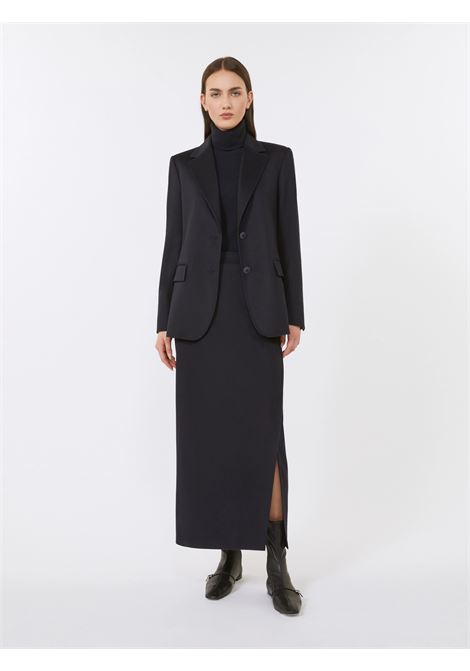 Max Mara Wool and Cashmere Turtleneck Sweater  Blue MaxMara |  | 2526366032600008