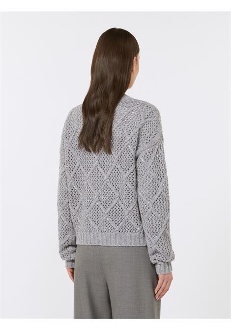 Maglia boxy in lana e cachemire con paillette MaxMara | Maglieria | 2526366052600002