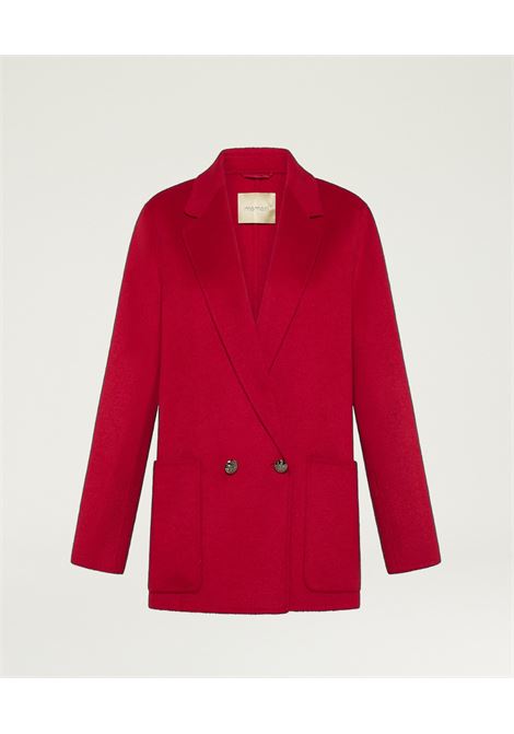 Cappotto evelyn in panno double - rosso MOMONI | CAPPOTTI | MOCO0100350