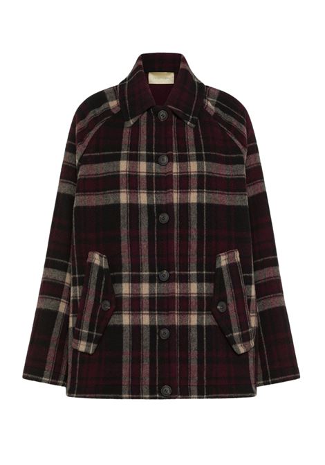 Cappotto Brighton in Panno Double  Multicolor Vinaccia by Momonì MOMONI | CAPPOTTI | MOCO0533740
