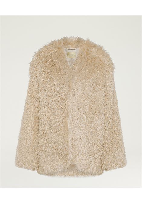 Cappotto Chloé in Ecopelliccia  Crema by Momonì MOMONI | CAPPOTTI | MOCO0540026