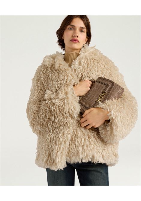 Cappotto Chloé in Ecopelliccia  Crema by Momonì MOMONI | CAPPOTTI | MOCO0540026