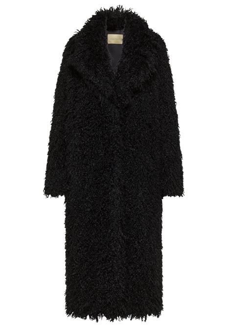 Cappotto Calendula in Ecopelliccia  Nero by Momonì MOMONI | CAPPOTTI | MOCO0560990