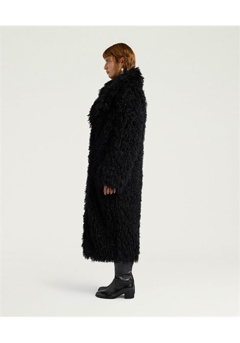 Cappotto Calendula in Ecopelliccia  Nero by Momonì MOMONI | CAPPOTTI | MOCO0560990