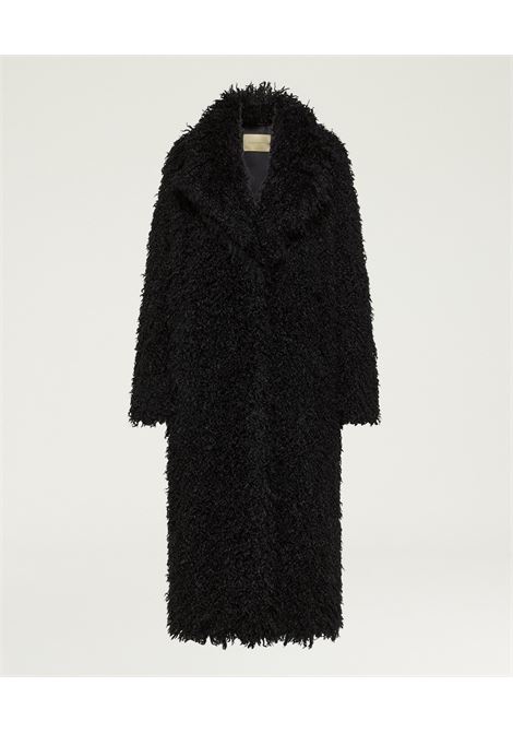 Cappotto Calendula in Ecopelliccia  Nero by Momonì MOMONI | CAPPOTTI | MOCO0560990