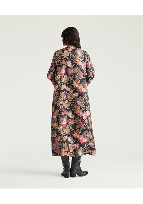 Vestito carlise in twill di seta stampato - multicolor nero MOMONI | Vestiti | MODR0089905