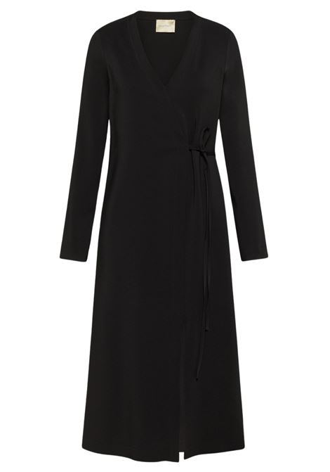 Vestito lavander in cadì viscosa stretch - nero MOMONI | Vestiti | MODR0160990