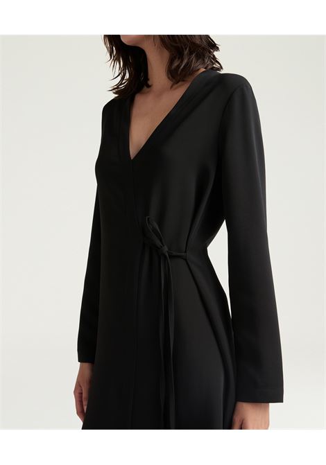 Vestito lavander in cadì viscosa stretch - nero MOMONI | Vestiti | MODR0160990