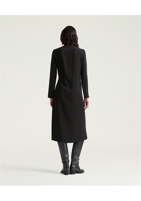Vestito lavander in cadì viscosa stretch - nero MOMONI | Vestiti | MODR0160990