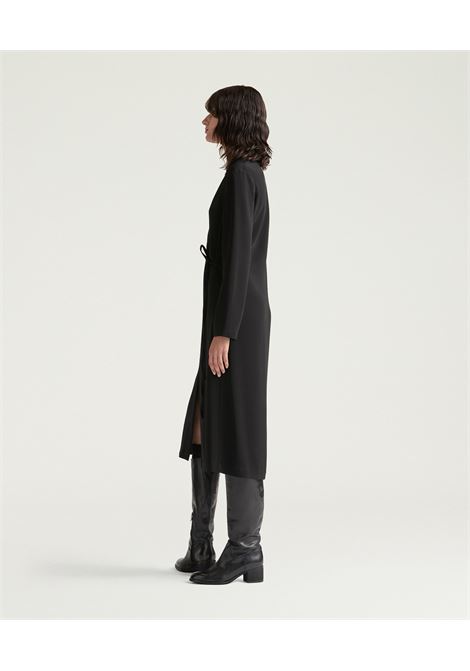 Vestito lavander in cadì viscosa stretch - nero MOMONI | Vestiti | MODR0160990