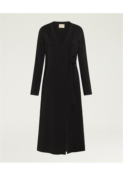 Vestito lavander in cadì viscosa stretch - nero MOMONI | Vestiti | MODR0160990