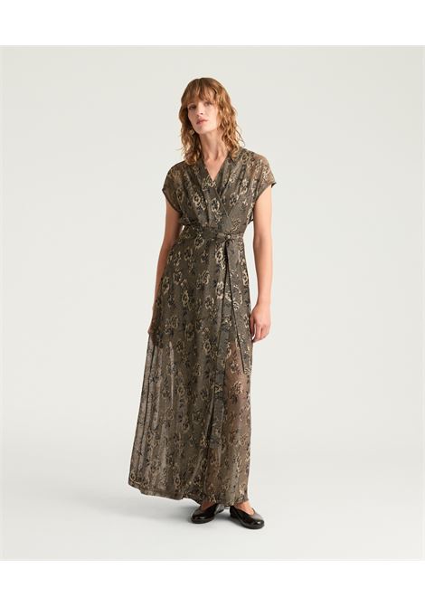 Vestito jessica in jersey jaquard lurex - multicolor army MOMONI | Vestiti | MODR0317480