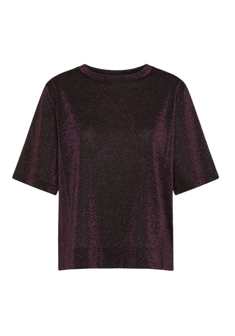 Tshirt iora in jersey lurex unito - amarena MOMONI | T-shirt | MOTS0010366