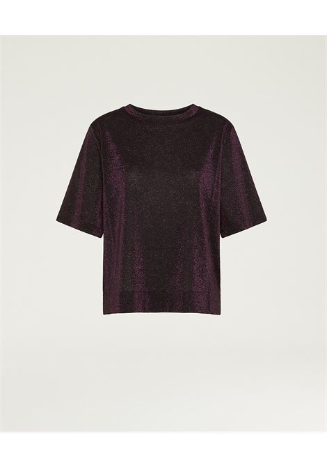 Tshirt iora in jersey lurex unito - amarena MOMONI | T-shirt | MOTS0010366