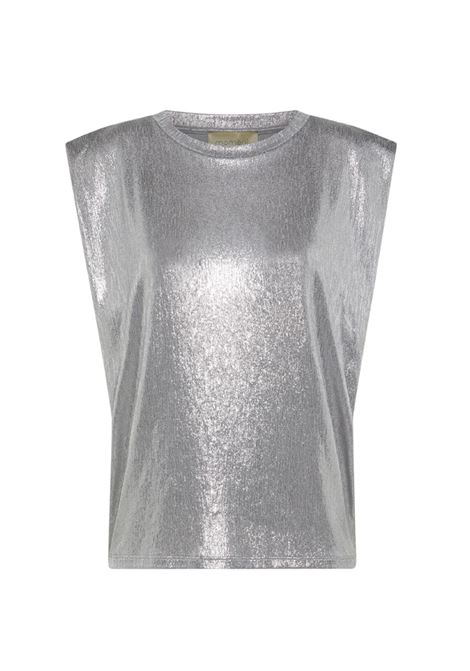 Tshirt enna in jersey laminato - argento MOMONI | T-shirt | MOTS0020003