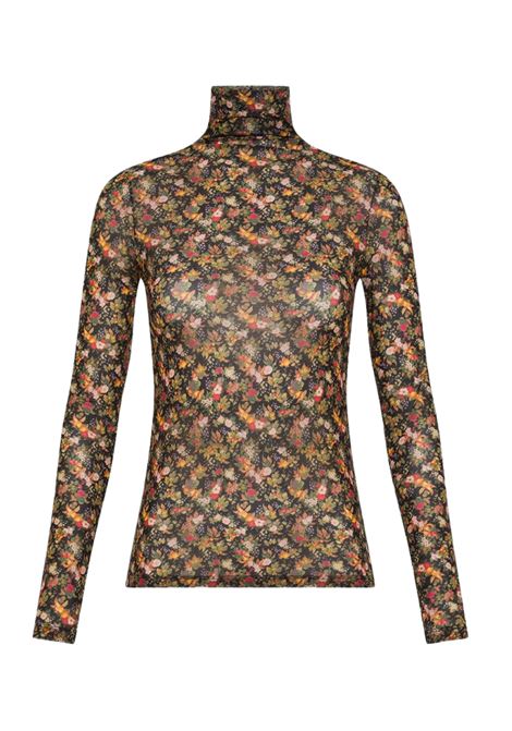 Tshirt ine in nylon stampato - multicolor nero MOMONI | T-shirt | MOTS0049905