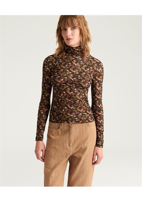 Tshirt ine in nylon stampato - multicolor nero MOMONI | T-shirt | MOTS0049905