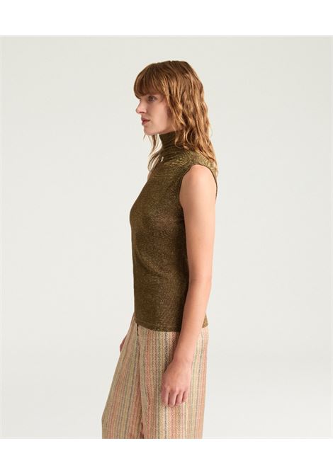 Tshirt alfred in jersey lurex unito - sigaro MOMONI | T-shirt | MOTS0100635