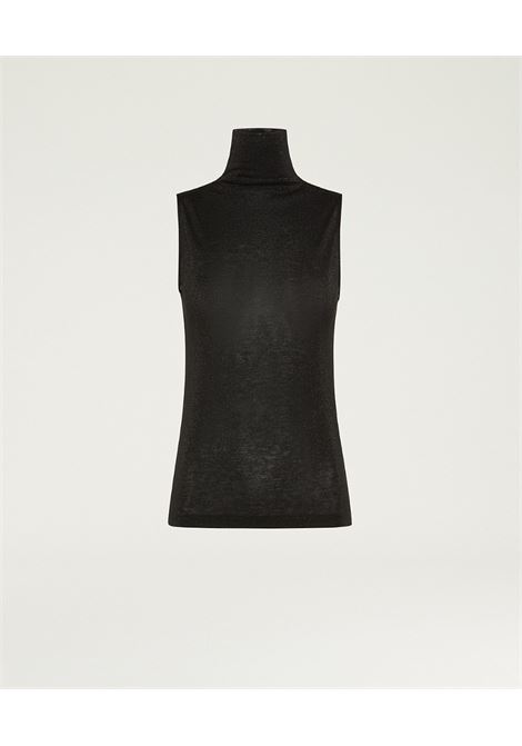 Tshirt alfred in jersey lurex unito - nero MOMONI | T-shirt | MOTS0100990