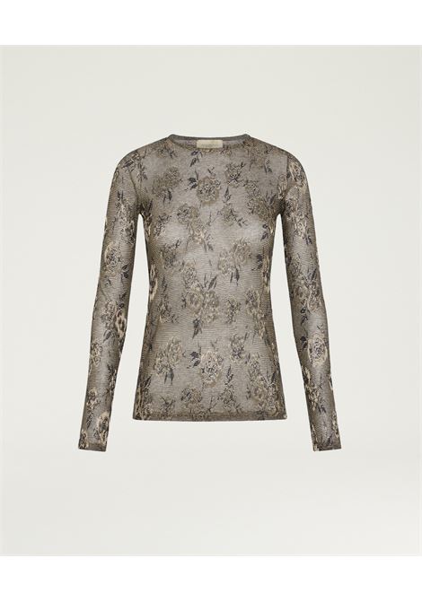 Thsirt waina in jersey jaquard lurex - multicolor army MOMONI | T-shirt | MOTS0117480