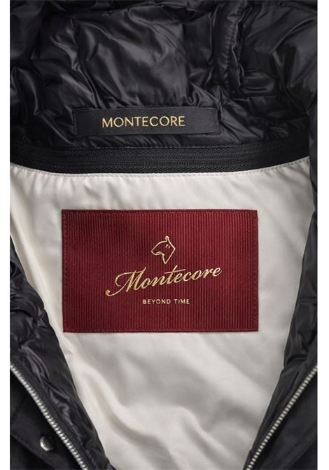 Parka Uomo Montecore Nero Imbottito con Cappuccio  Parka Invernale Tecnico Nero MONTECORE | Giacconi | F09MUCX501-27799