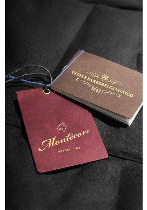 Parka Uomo Montecore Nero Imbottito con Cappuccio  Parka Invernale Tecnico Nero MONTECORE | Giacconi | F09MUCX501-27799