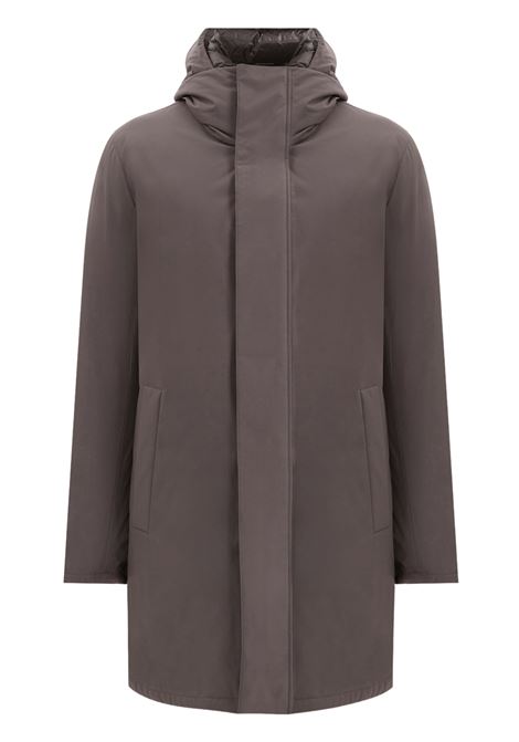 Parka Montecore imbottito in piuma color fango da uomo MONTECORE | Giacconi | F09MUCX512-26538