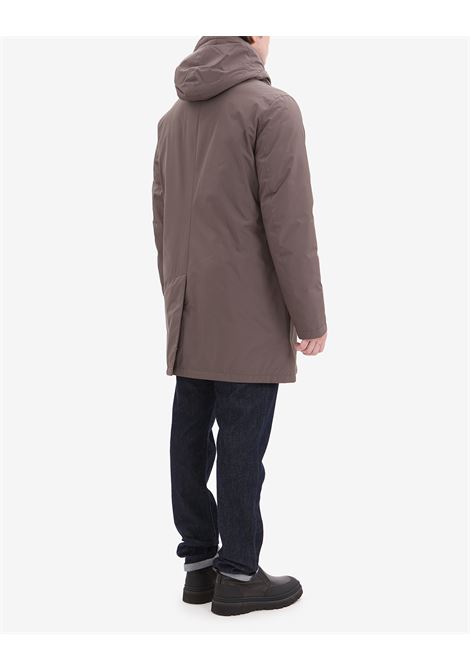 Parka Montecore imbottito in piuma color fango da uomo MONTECORE | Giacconi | F09MUCX512-26538