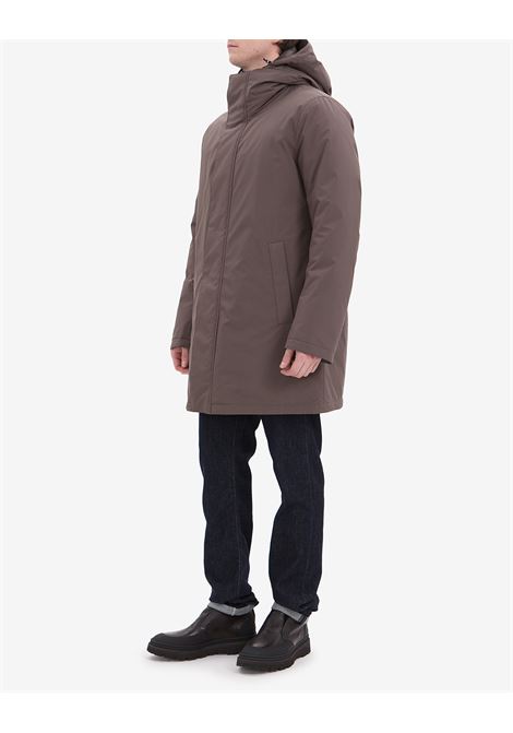 Parka Montecore imbottito in piuma color fango da uomo MONTECORE | Giacconi | F09MUCX512-26538