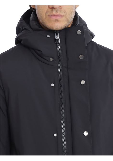 Parka Montecore nero imbottito in piuma da uomo MONTECORE | Giacconi | F09MUCX512-26599