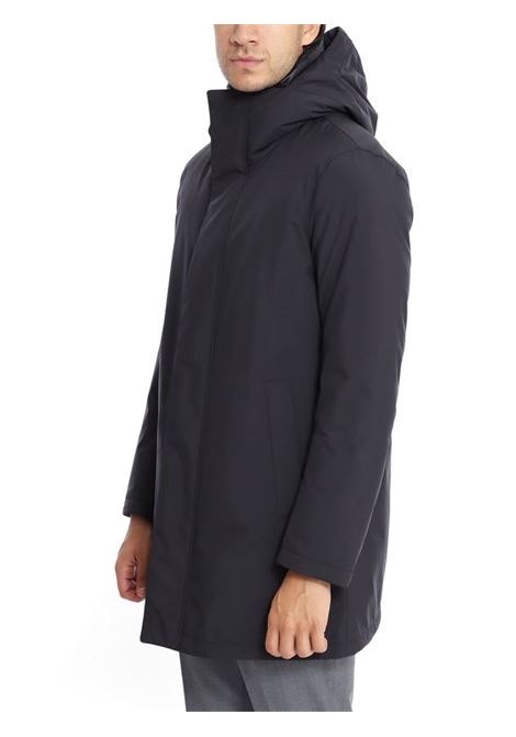 Parka Montecore nero imbottito in piuma da uomo MONTECORE | Giacconi | F09MUCX512-26599