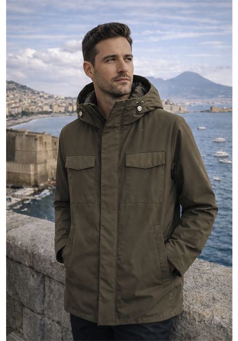 Giubbotto Uomo Montecore Imbottito Tecnico Military Green MONTECORE | Giubbotti | F09MUCX938-32438