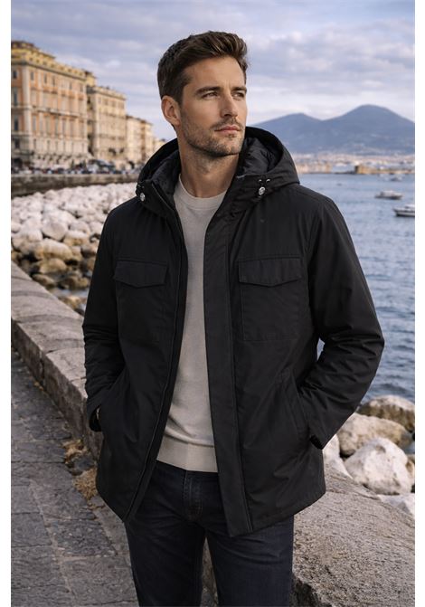 Giubbotto Uomo Montecore Imbottito Tecnico Nero MONTECORE | Giubbotti | F09MUCX938-32499