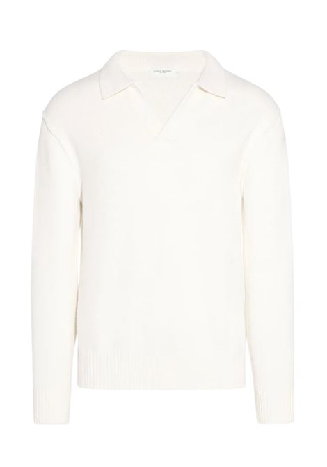 Paolo Pecora Extrafine Merino Wool Open-Collar Polo Sweater PAOLO PECORA |  | A054 F0091102