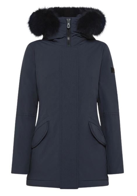 Peuterey DONNET KL FUR Slim Jacket in Stretch Nylon with Tone-on-Tone Fur PEUTEREY | Parka | PED4445215