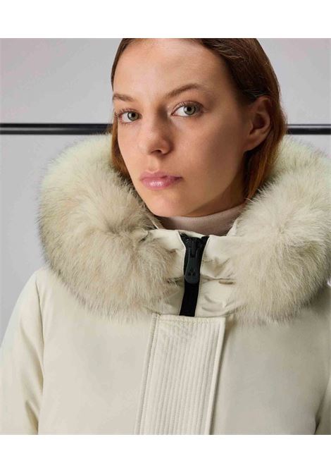 Peuterey DONNET KL FUR Slim Jacket in Stretch Nylon with Tone-on-Tone Fur PEUTEREY | Parka | PED4445983